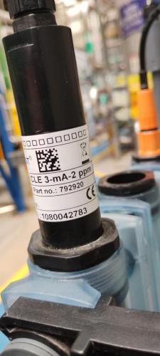 Cambio y calibracion de sensor de cloro