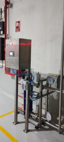 Skid y tablero de control de temperatura